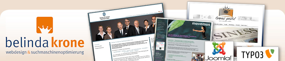 Content Management System Typo3 und Joomla Köln – Webseiten, Internetauftritte, Homepage zum selbst Pflegen und Aktualisieren