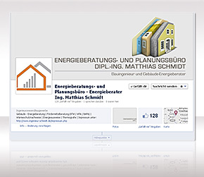Facebook-Seite von Energieberatungs- und Planungsbüro Dipl.-Ing. Mathias Schmidt