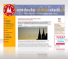 Website von Stadtführerin Sabine Gläsel