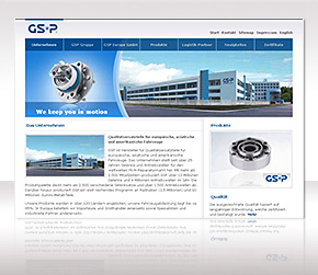 Website der GSP Europe GmbH - Qualitätsersatzteile für europäische, asiatische und amerikanische Fahrzeuge